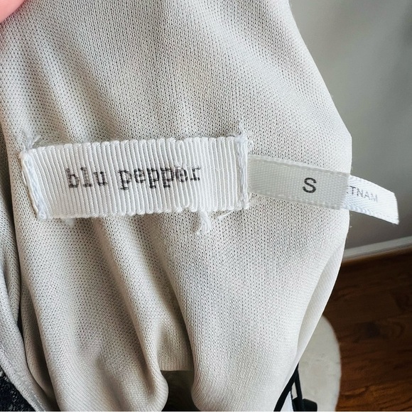 Blu Pepper lace overlay strappy mini slip dress - Picture 2 of 6